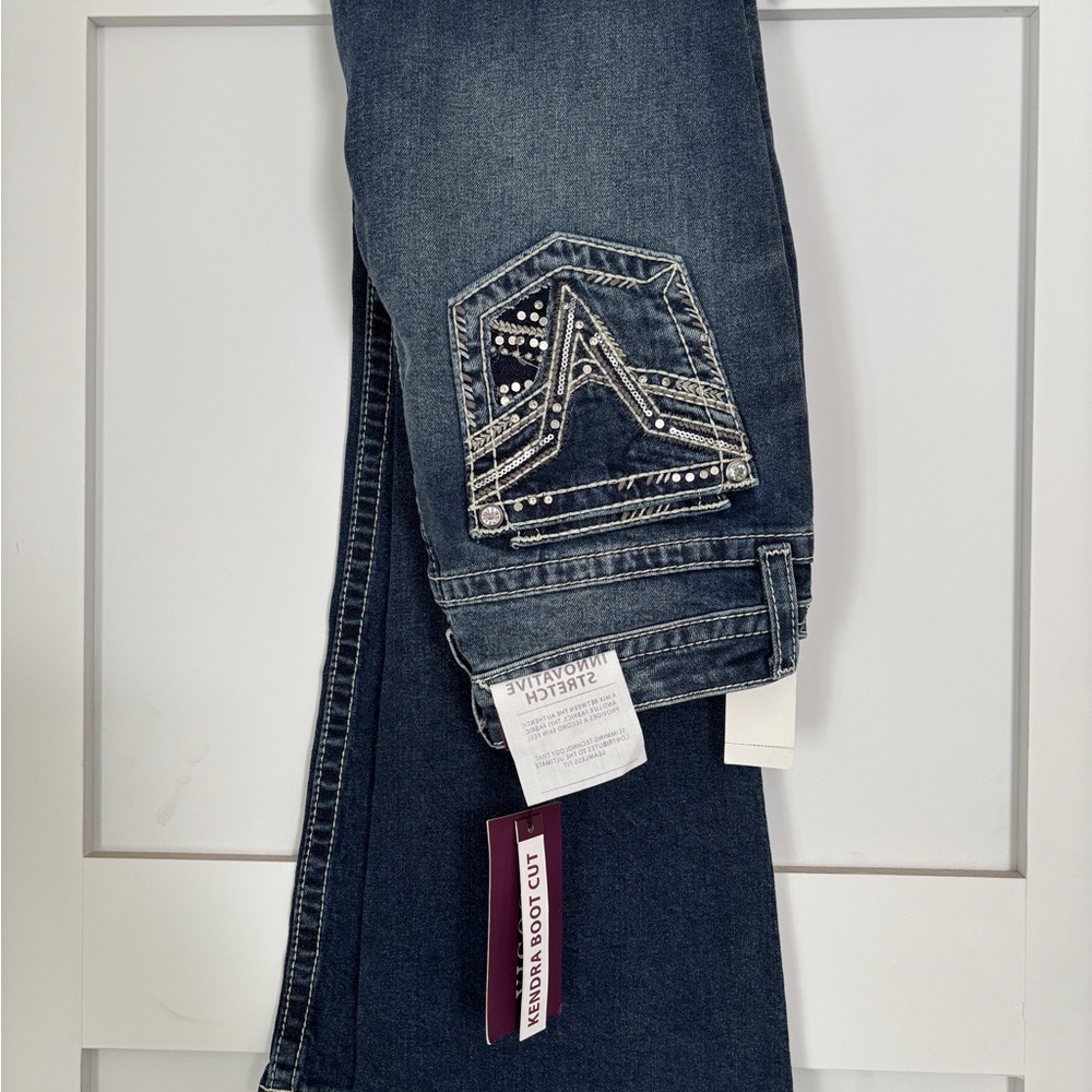 NWT Vigross bootcut jeans kendra classic fit dark wash